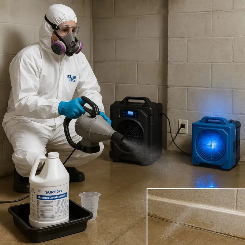 Sanitization and Odor Removal process in Milford, NJ