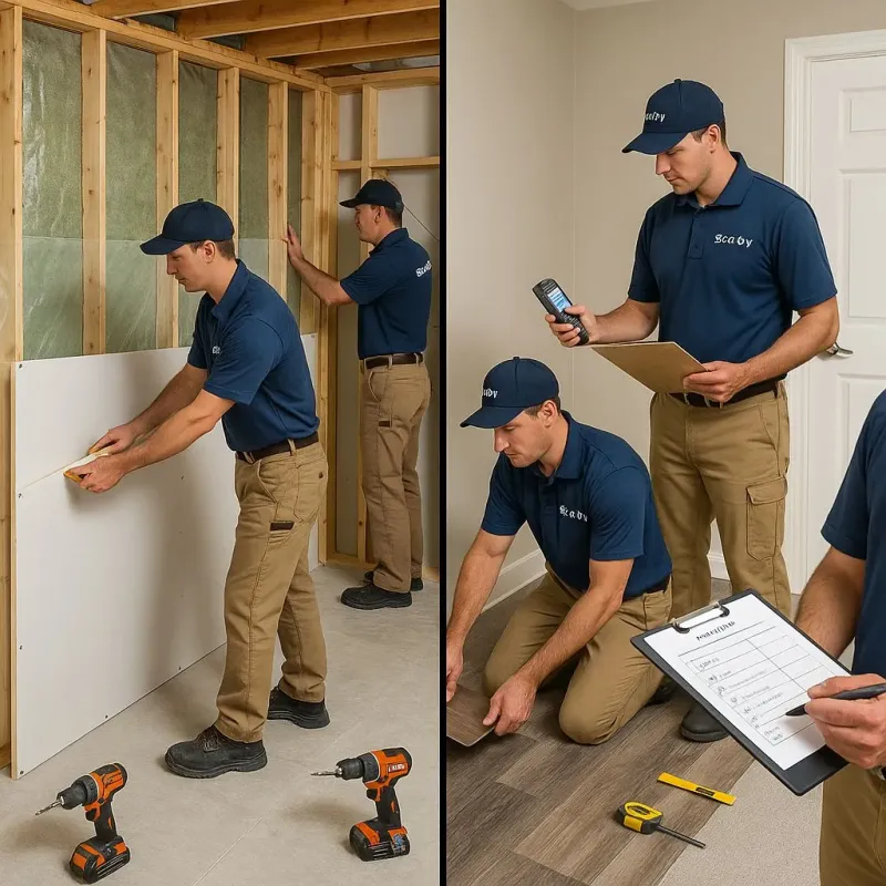 Repairs and Reconstruction process in Milford, NJ