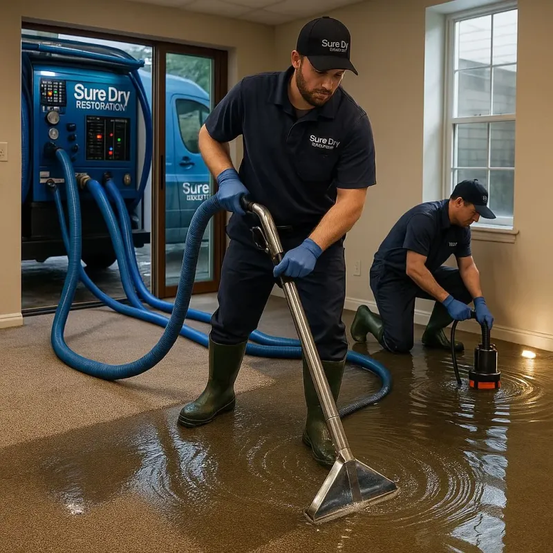Water Extraction and Removal process in Milford, NJ